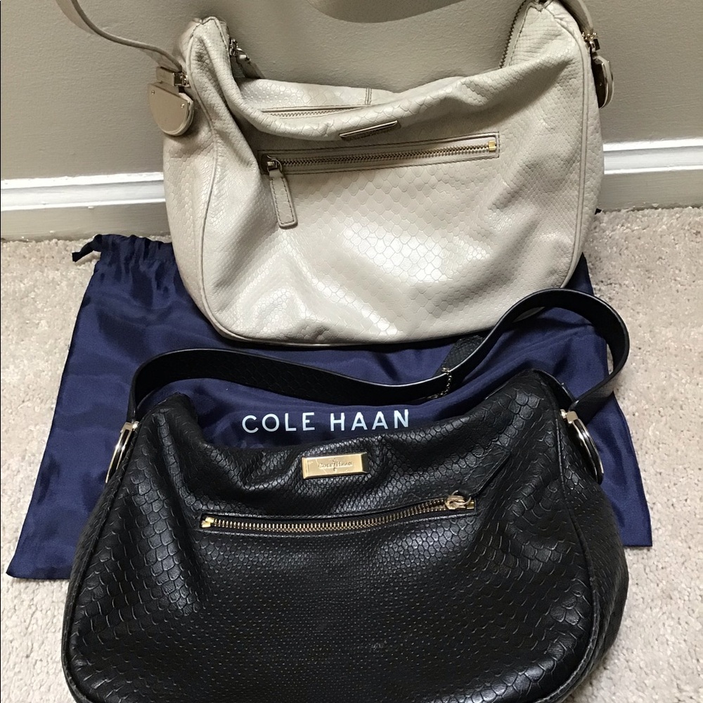 Two Colors One Price! Cole Haan Leather Handbags